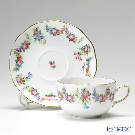 ヘレンド (HEREND) リヒテンシュタインブーケ LTBS 00724-0-00／724 ティーカップ＆ソーサー 200ml