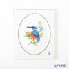 マイセン（Meissen） 陶板 鳥 260110／53n32 Kingfisher カワセミ 18×15cm