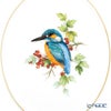 マイセン 陶板 鳥（カワセミ） 20.5×25cm 260110／53n31／Kingfisher