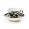 ヘレンド シノワズリ（中国趣味）黒地白梅 PFNB 03371-0-21 マンダリン スモールカップ＆ソーサー