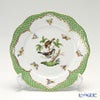 ヘレンド ロスチャイルドバード グリーンスケール ROEV-1 00517-0-00 プレート 19cm