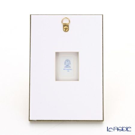 ヘレンド MID-1 08191-0-00 陶板（花と鳥） 6.5×2.5cm