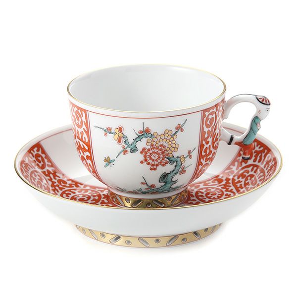 ヘレンド (HEREND) シノワズリ（中国趣味）カキエモン SKA 03364-0-21 マンダリン ラージカップ＆ソーサー