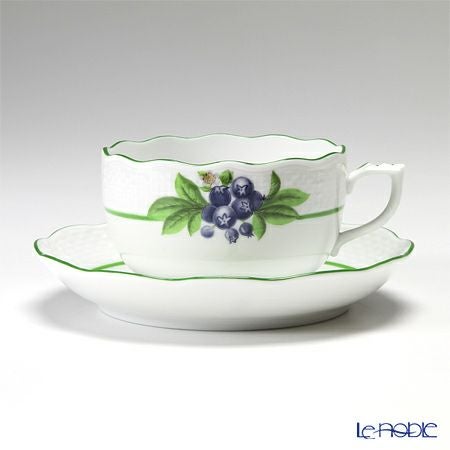 ヘレンド (HEREND) ベリーアラカルト BAC-6（ビルベリー） 00724-0-00 ティーカップ＆ソーサー 200ml
