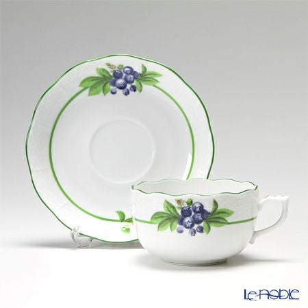 ヘレンド (HEREND) ベリーアラカルト BAC-6（ビルベリー） 00724-0-00 ティーカップ＆ソーサー 200ml