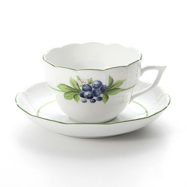 ヘレンド ベリーアラカルト BAC-6（ビルベリー）00730-0-00 ティーカップ＆ソーサー（兼用） 200ml