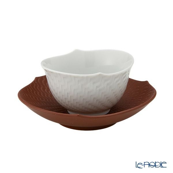 マイセン（Meissen） 波の戯れホワイト 29620／85759 スモールカップ 8.5cm（ソーサー付）