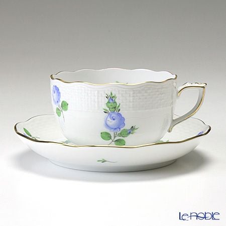 ヘレンド (HEREND) プティットローズ ブルー PRB 00724-0-00 ティーカップ＆ソーサー 200ml