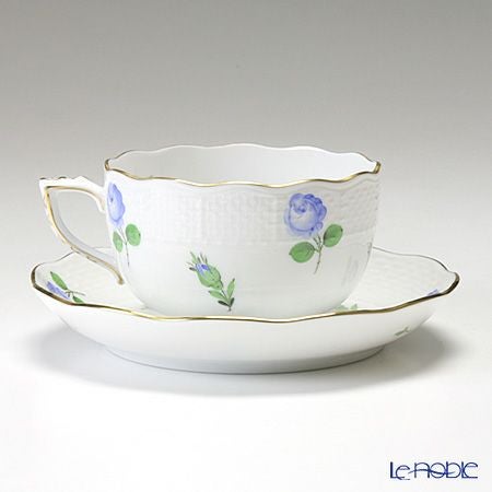 ヘレンド (HEREND) プティットローズ ブルー PRB 00724-0-00 ティーカップ＆ソーサー 200ml