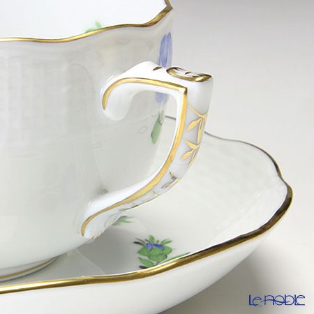 ヘレンド (HEREND) プティットローズ ブルー PRB 00724-0-00 ティーカップ＆ソーサー 200ml