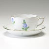 ヘレンド (HEREND) プティットローズ ブルー PRB 00724-0-00 ティーカップ＆ソーサー 200ml