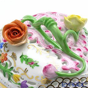 ヘレンド ファンタジー C 06200-0-02／6200 透かしボンボン入れ