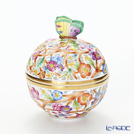 ヘレンド C2 06214-0-17 透かしボンボン（チョウ） 11cm