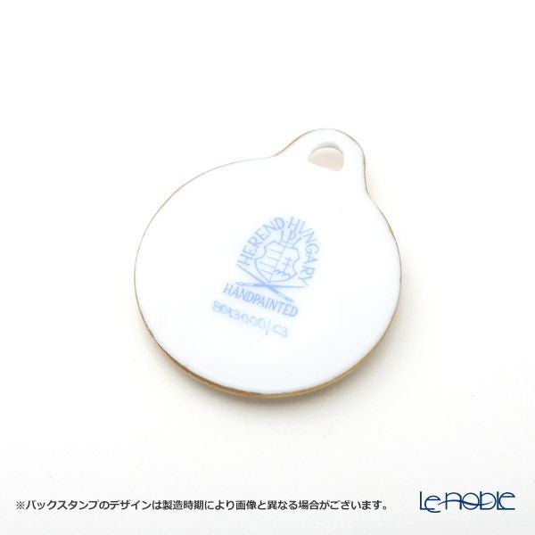 ヘレンド ペンダントトップ C3 08073-0-00 フラワーラウンドブルー 4cm