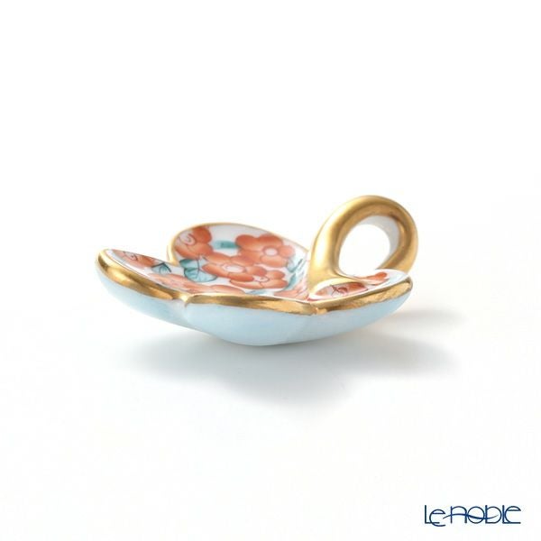 ヘレンド ペンダントトップ C1 08176-0-01 フラワー レッド 4×3.5cm
