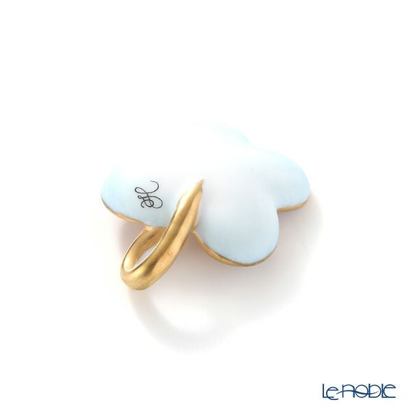 ヘレンド ペンダントトップ C1 08176-0-01 フラワー レッド 4×3.5cm