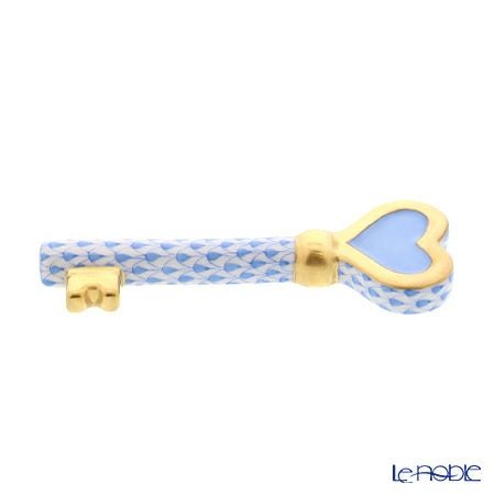 ヘレンド ファンタジー VHB 08560-0-00 ペーパーウエイト（キー） 9cm ブルー