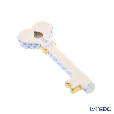 ヘレンド ファンタジー VHB 08560-0-00 ペーパーウエイト（キー） 9cm ブルー