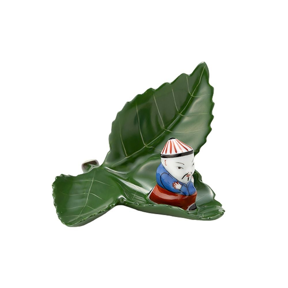 HEREND ヘレンド 置物 カード立て 葉の上のマンダリン ヘレンド (HEREND) ファンタジー C 08971-0-00／6477 メニュースタンド