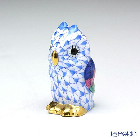 ヘレンド (HEREND)人形 05436-0-00 VHB イースターバニー 6cm ブルー