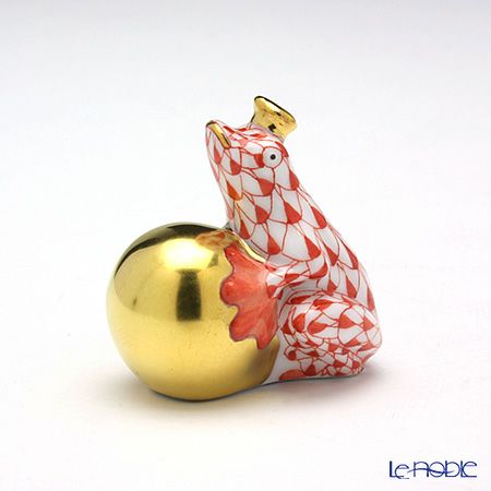 ヘレンド (HEREND)人形 15369-0-00 VH カエルの王様 4cm