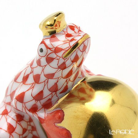 ヘレンド (HEREND)人形 15369-0-00 VH カエルの王様 4cm