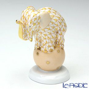 ヘレンド人形 05215-0-00 VHJ タマノリコゾウ イエロー