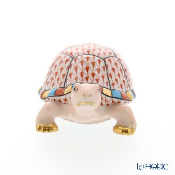 ヘレンド人形 VH 05508-0-00 カメ レッド 9.5cm