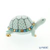 ヘレンド人形 VHV 05508-0-00 カメ グリーン 9.5cm