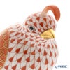 ヘレンド人形 VHM 05519-0-00 トリ（カンムリウズラ） レッド 6cm