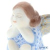 ヘレンド人形 VHBM 05550-0-00 シッティングエンジェル ブルー 4.5cm