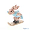 ヘレンド人形 VH 05564-0-00 ウサギ（スキー） 7.5cm
