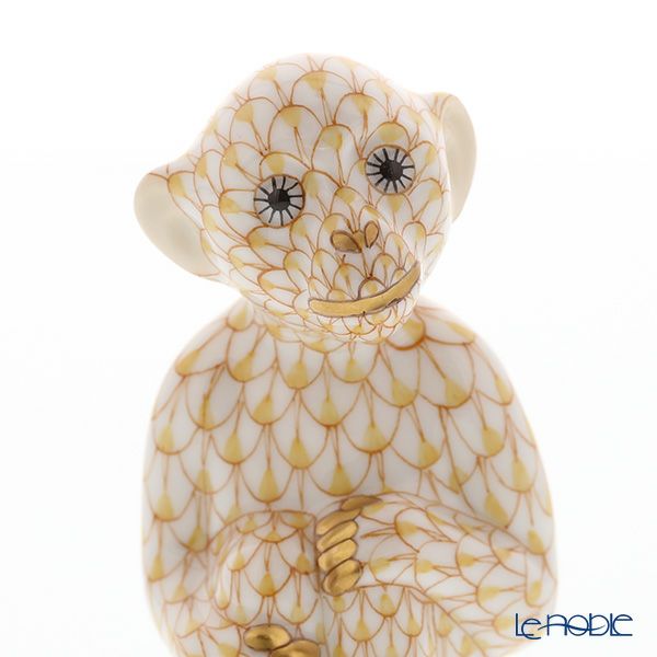 ヘレンド ファンタジー VHJ 05637-0-00 サル イエロー