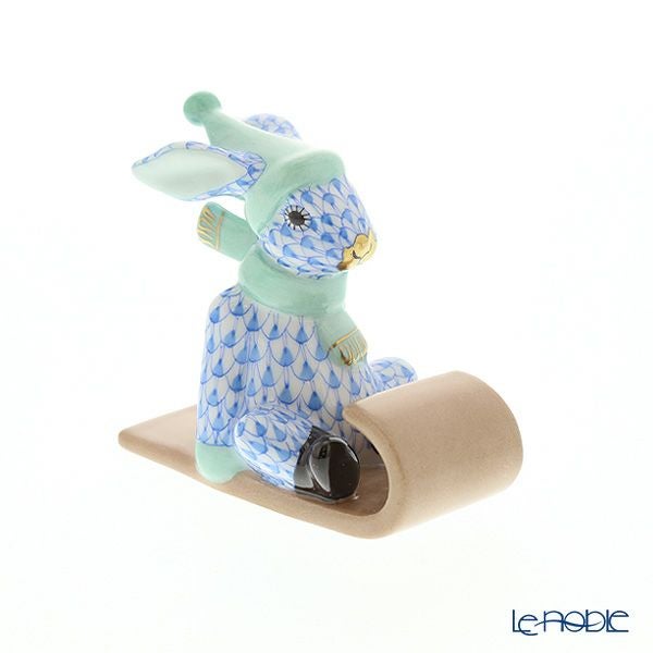 ヘレンド人形 VHB 05638-0-00 ウサギ（ソリ） 6.5cm