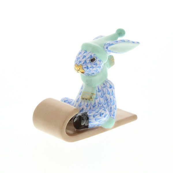 ヘレンド人形 VHB 05638-0-00 ウサギ（ソリ） 6.5cm