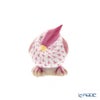 ヘレンド人形 VHPM 05639-0-00 トリ（エボシガラ） ピンク 6cm