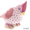 ヘレンド人形 VHPM 05639-0-00 トリ（エボシガラ） ピンク 6cm