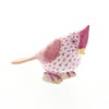 ヘレンド人形 VHPM 05639-0-00 トリ（エボシガラ） ピンク 6cm