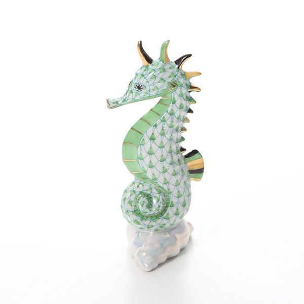 ヘレンド人形 15325-0-00 VHV2 タツノオトシゴ グリーン