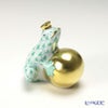 ヘレンド人形 15369-0-00 VHV カエルの王様 4cm グリーン