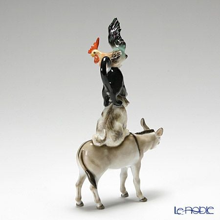 ヘレンド人形 15443-0-00 CD ブレーメンの音楽隊