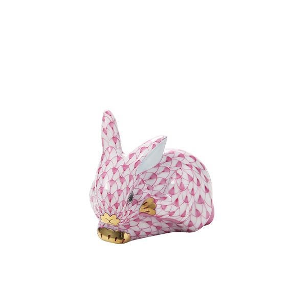 ヘレンド (HEREND)人形 VHP ヒッカキバニー ピンク 4cm 15582-0-00