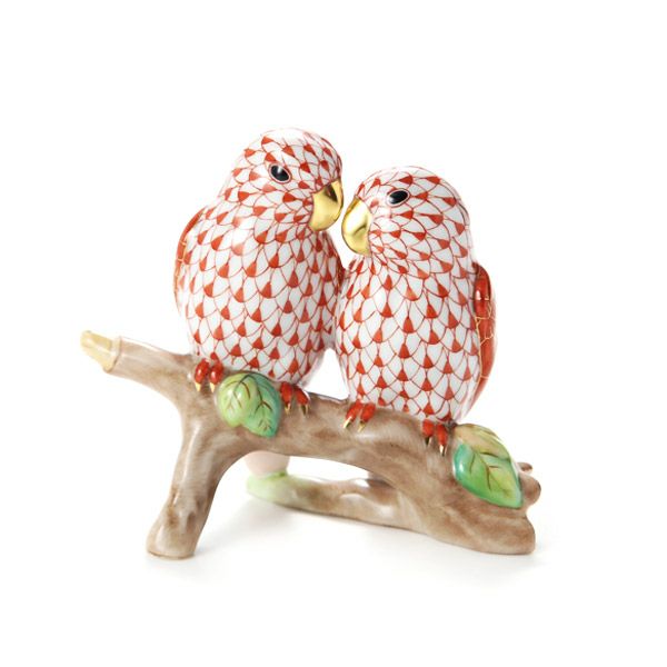 ヘレンド ヘレンドファンタジー VHM+C ラブバード 15728-0-00