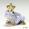ヘレンド (HEREND) ファンタジー VHFB 015817-0-91 カエルのプリンス 6.5cm ブルー