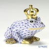 ヘレンド (HEREND) ファンタジー VHFB 015817-0-91 カエルのプリンス 6.5cm ブルー