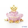 ヘレンド ファンタジー VHP 015817-0-91 カエルのプリンス 6.5cm ピンク
