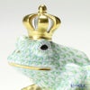 ヘレンド ファンタジー VHV2 015817-0-91 カエルのプリンス 6.5cm グリーン