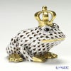ヘレンド (HEREND) ファンタジー VHBR1 015817-0-91 カエルのプリンス 6.5cm ブラック