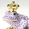 ヘレンド ファンタジー VHL 015817-0-91 カエルのプリンス 6.5cm ライラック