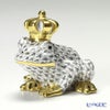 ヘレンド (HEREND) ファンタジー VHG 015817-0-91 カエルのプリンス 6.5cm グレー
